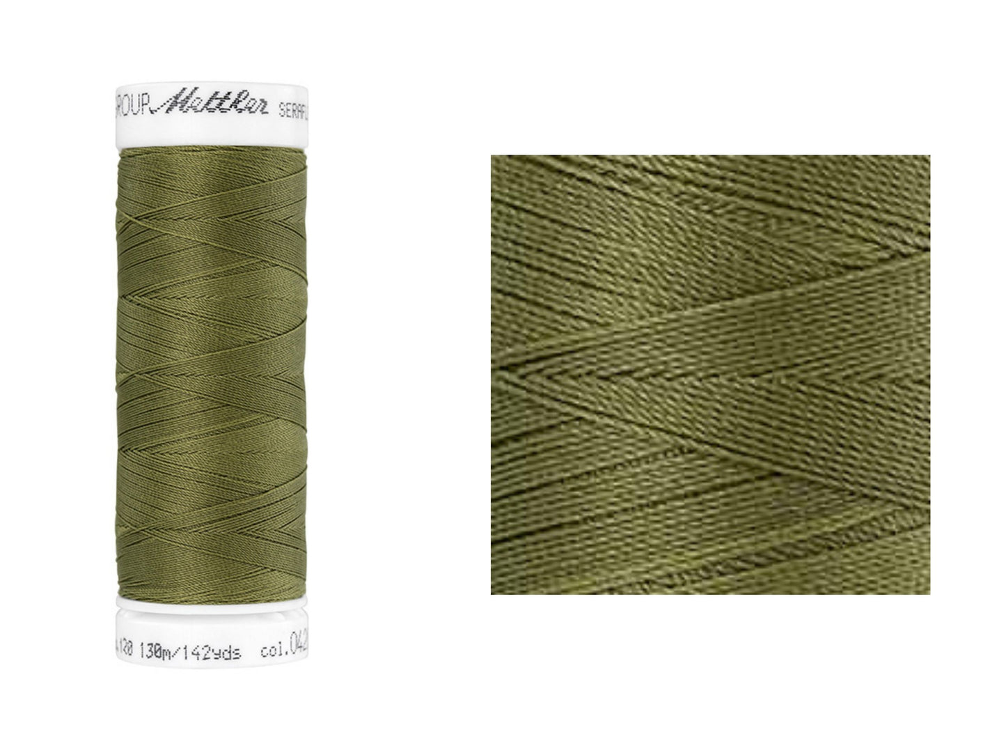 Seraflex Elastik-Nähgarn Olive Drab