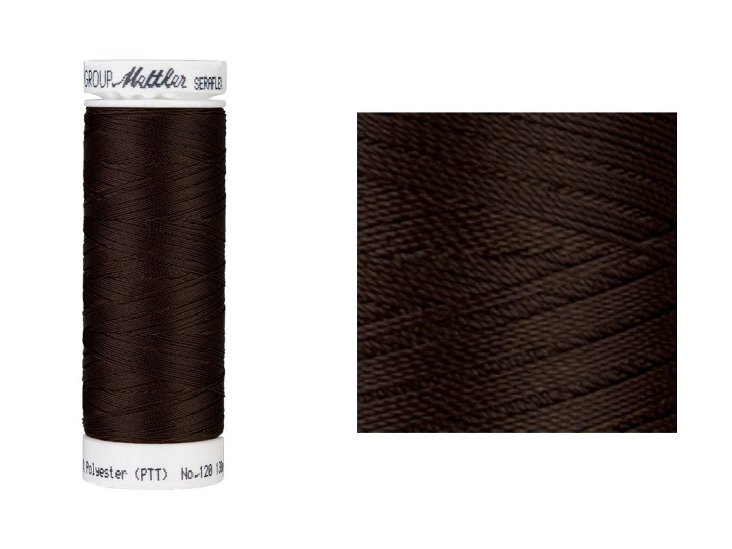 Seraflex Elastik-Nähgarn Chocolate 428