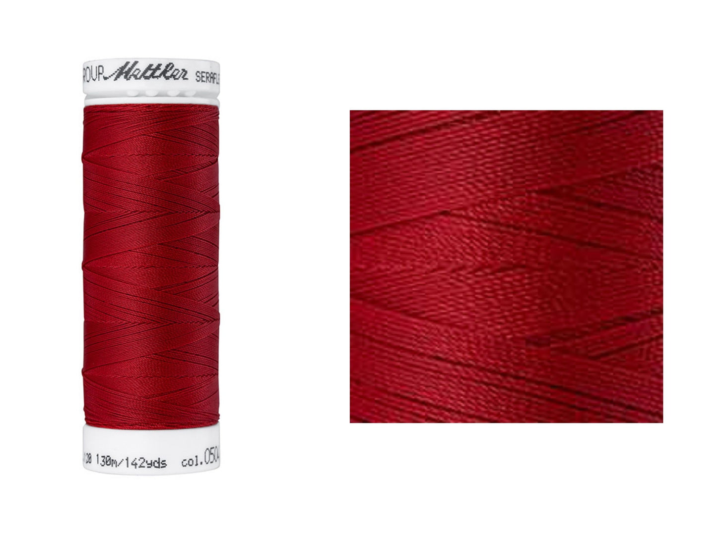 Seraflex Elastik-Nähgarn Country Red