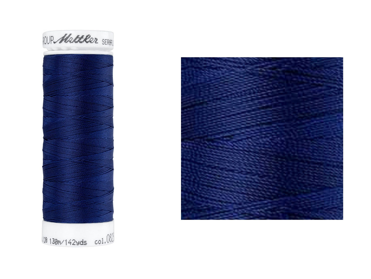 Seraflex Elastik-Nähgarn Navy Marine 825