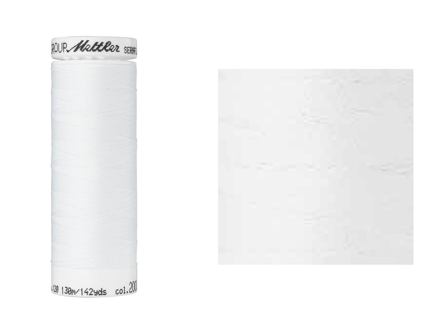 Seraflex Elastik-Nähgarn Weiß 2000