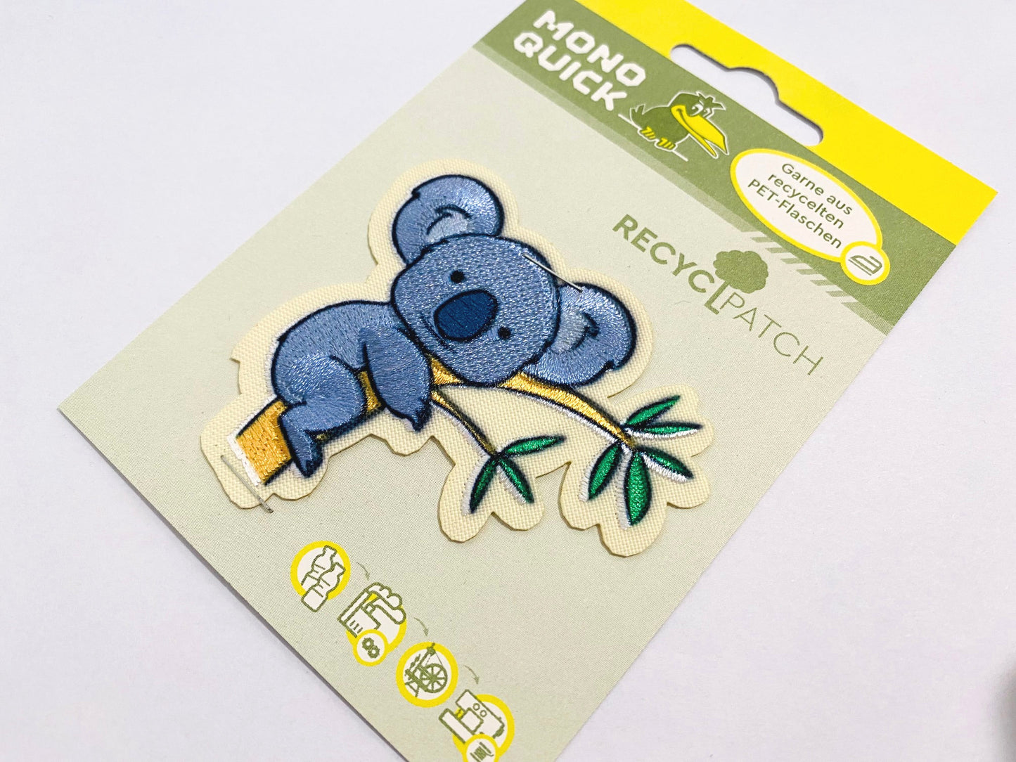 Koala Blau Bügelbild/Applikation