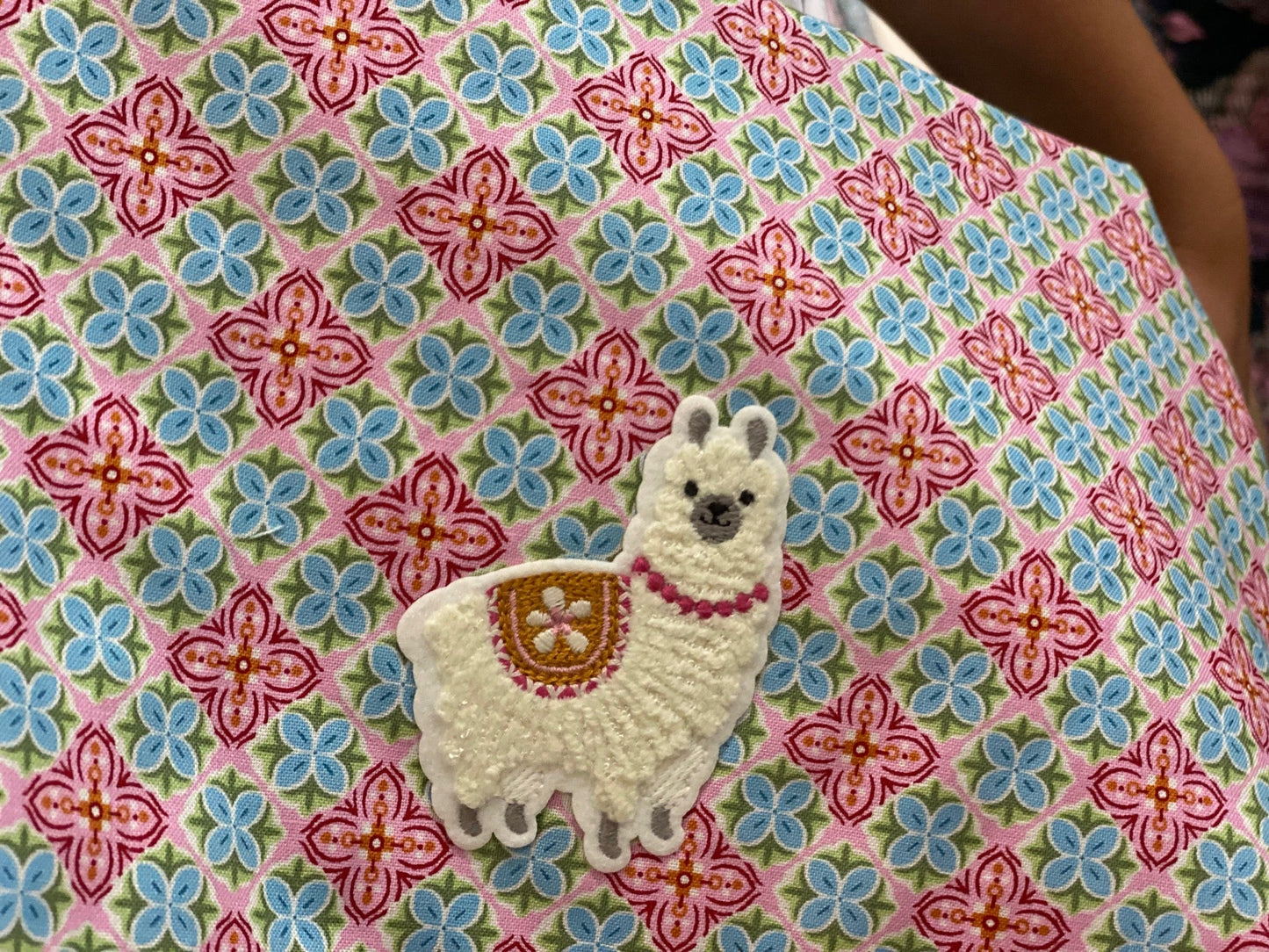Alpaka flauschig Bügelbild/Applikation