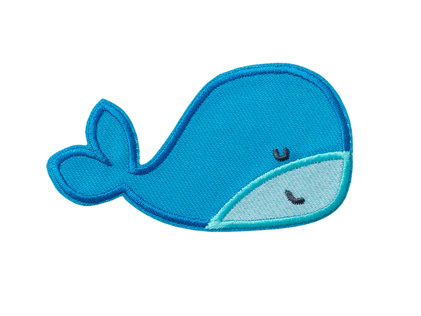 Blauwal Bügelbild/Applikation