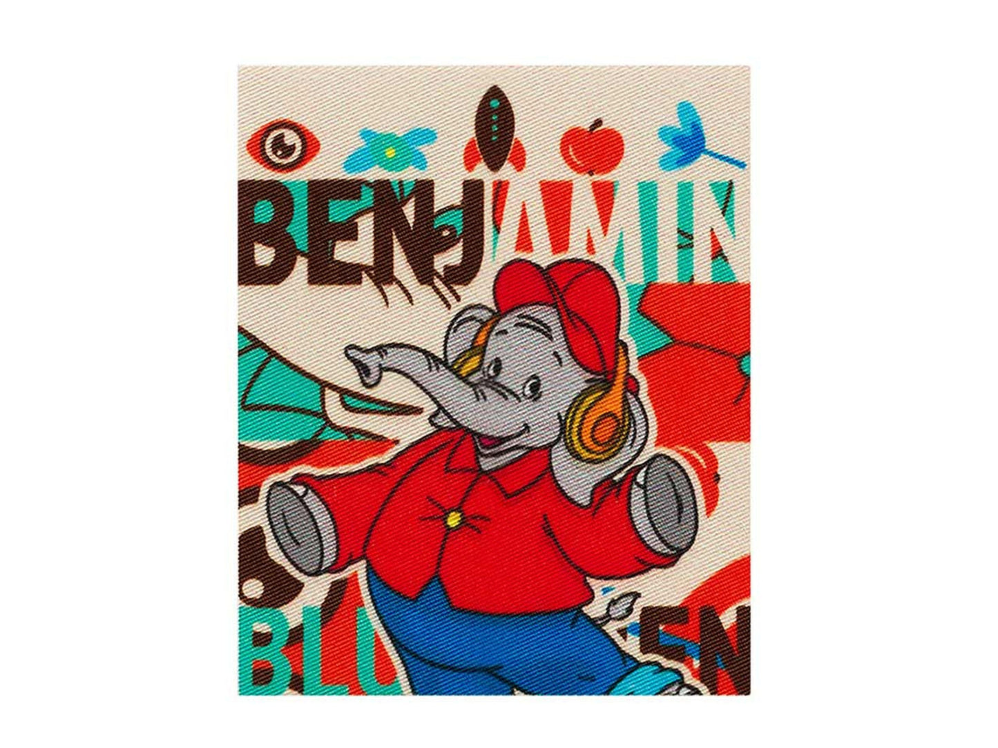 Benjamin Blümchen© macht Musik Bügelbild Applikation