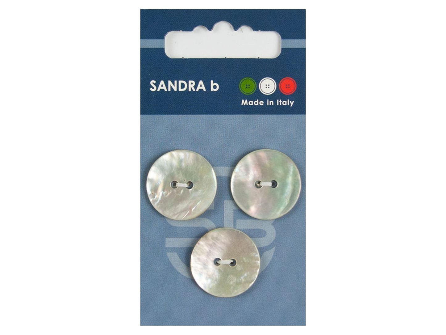 Knopf 2-Loch 20,5 mm Perlmutt