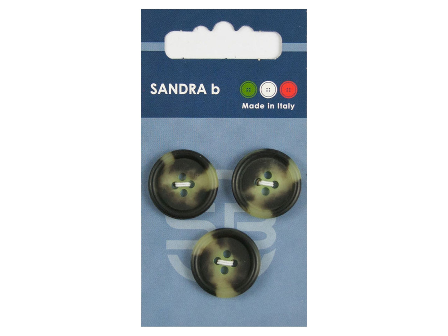 Knopf 4-Loch 20,5 mm grün