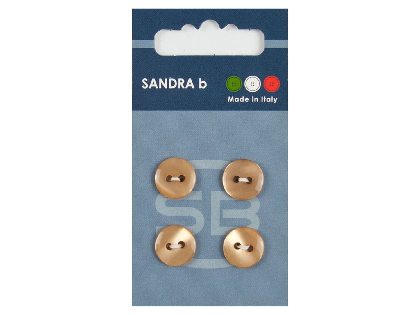 Knopf 2-Loch 12,5 mm beige