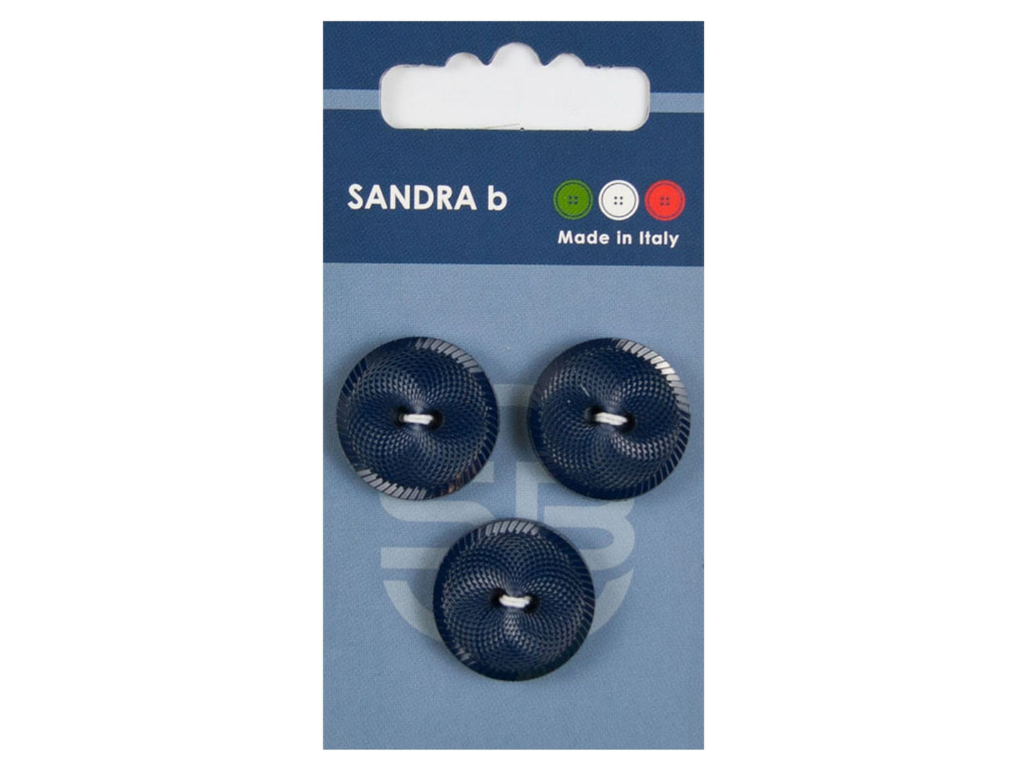 Knopf 2-Loch 20,5 mm dunkelblau