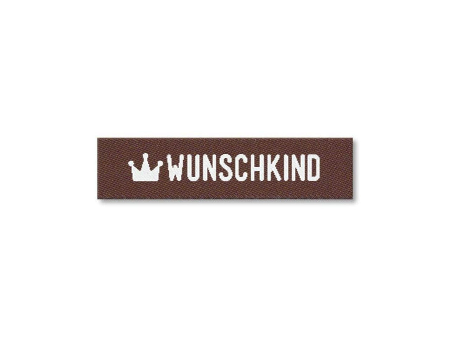 Etikett Stofflable Wunschkind