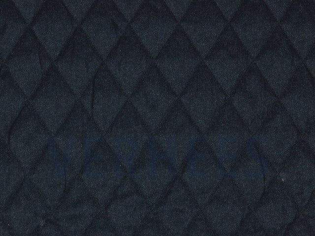 Steppstoff Dunkelblau Wattiertes