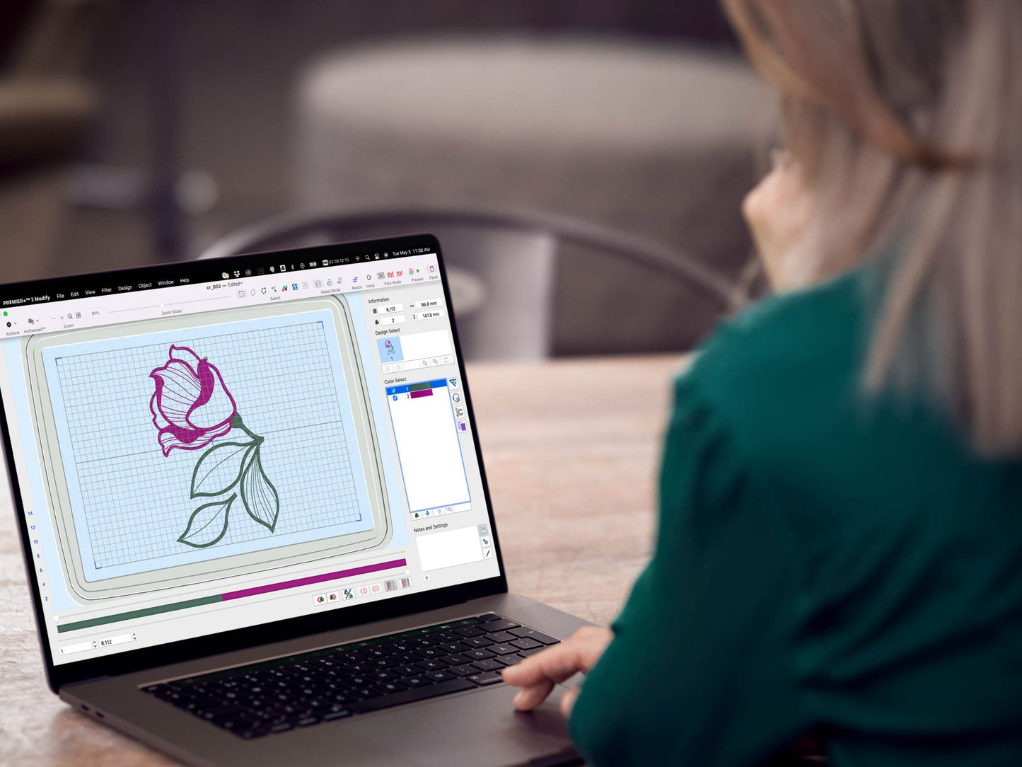 Pfaff creative ambition 640 Stick/Nähmaschine