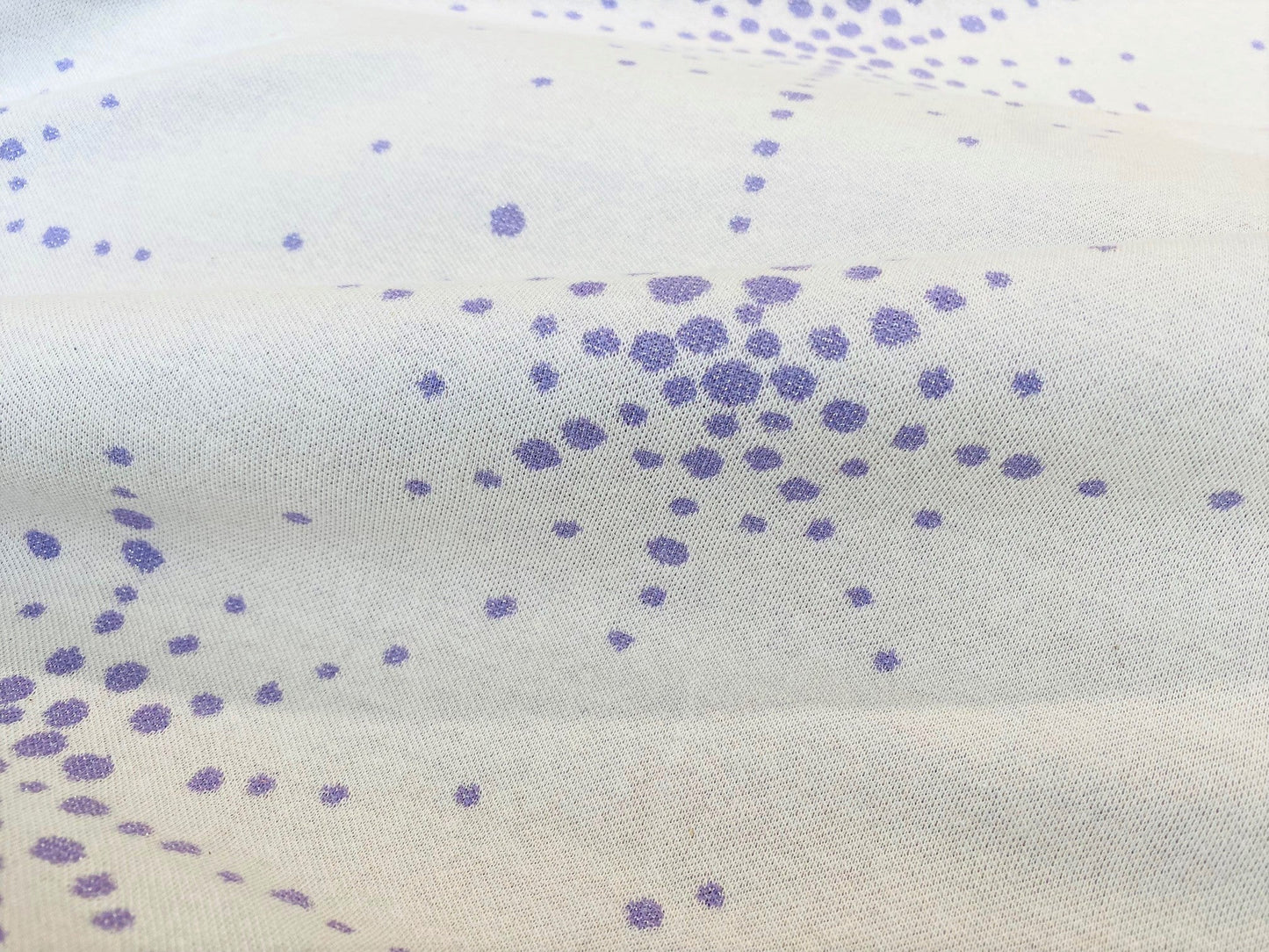 Bio-Jacquard Jersey Glossy Bloom