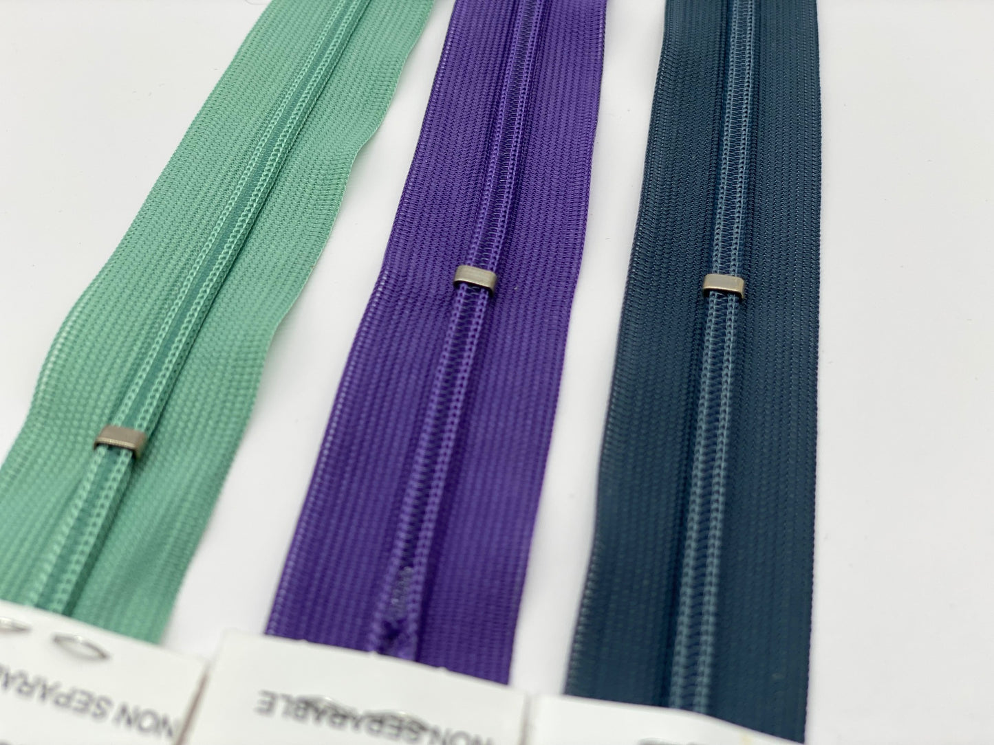 Nahtverdeckter Reißverschluss Dunkles Graublau 40 cm