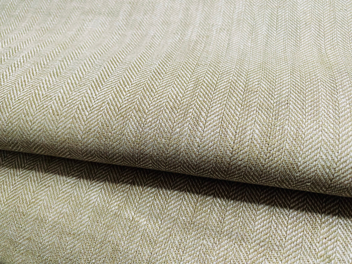Baumwoll-Leinengemisch Twill