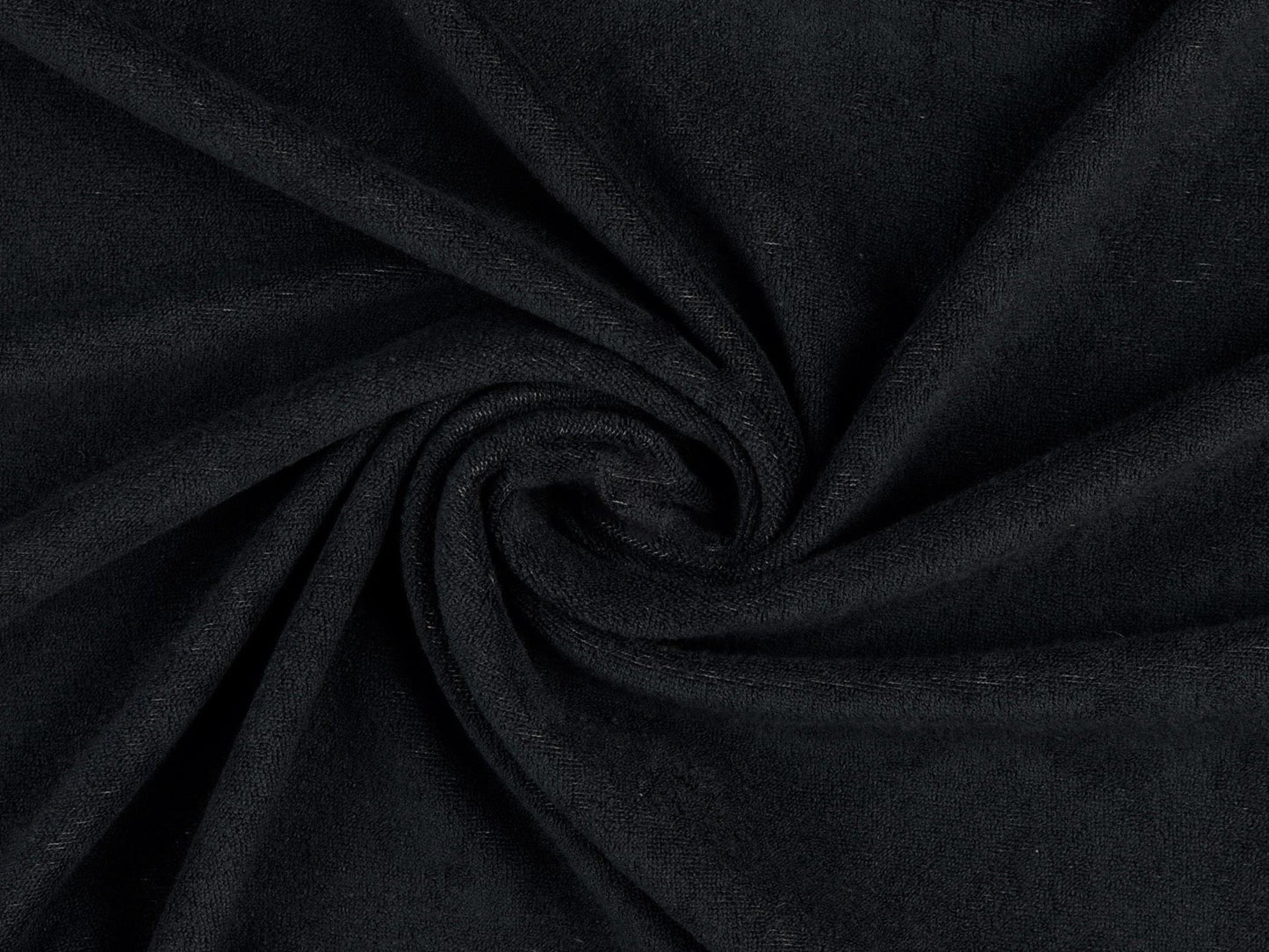 Frottee Jersey Schwarz