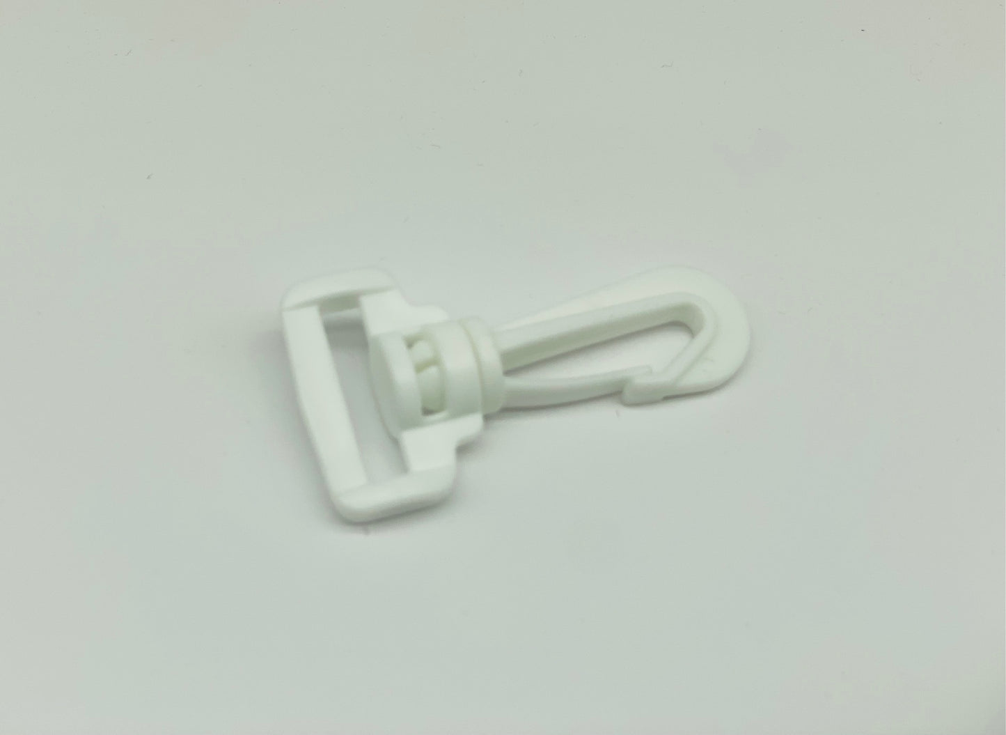 Karabinerhaken 30 mm Weiß