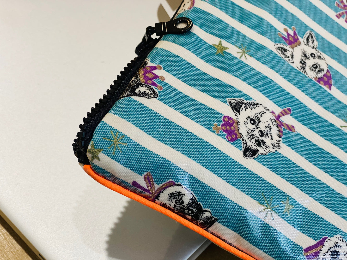 Paspelband 10 mm Neonorange 203