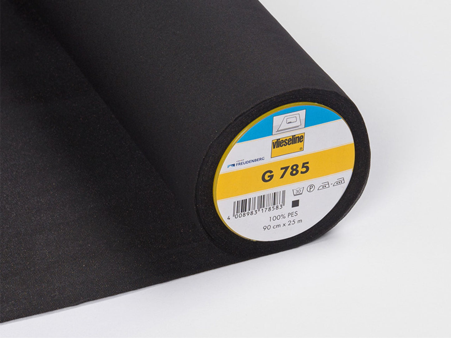 G785 Gewebeeinlage Schwarz 90 cm