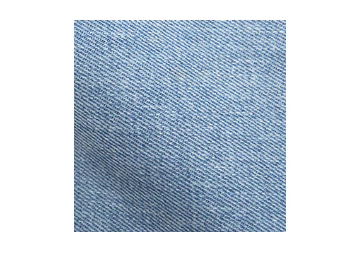 VENO Jeans-Flickstoff Hellblau
