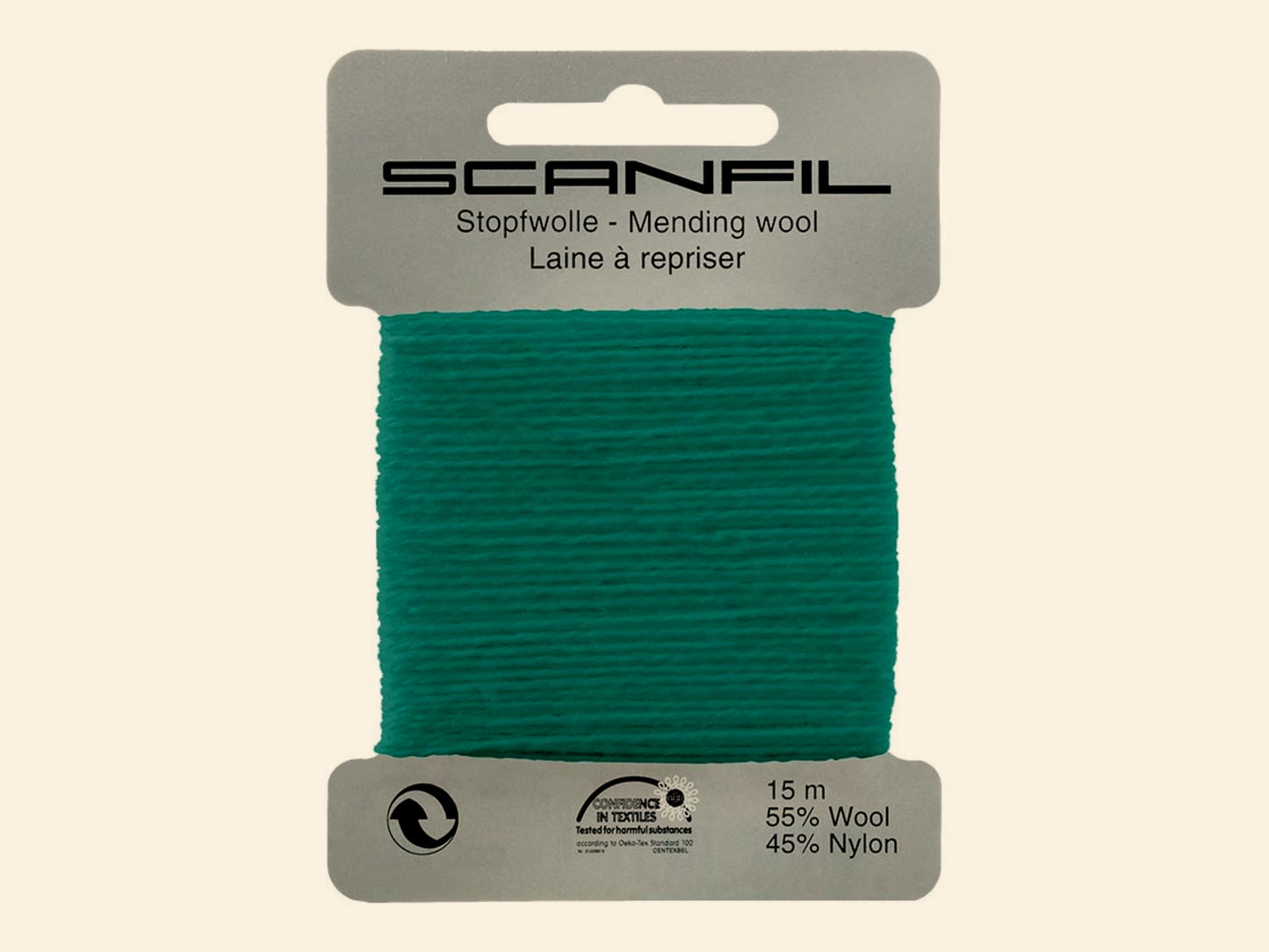 Scanfil Stopfgarn Dunkelgrün 089