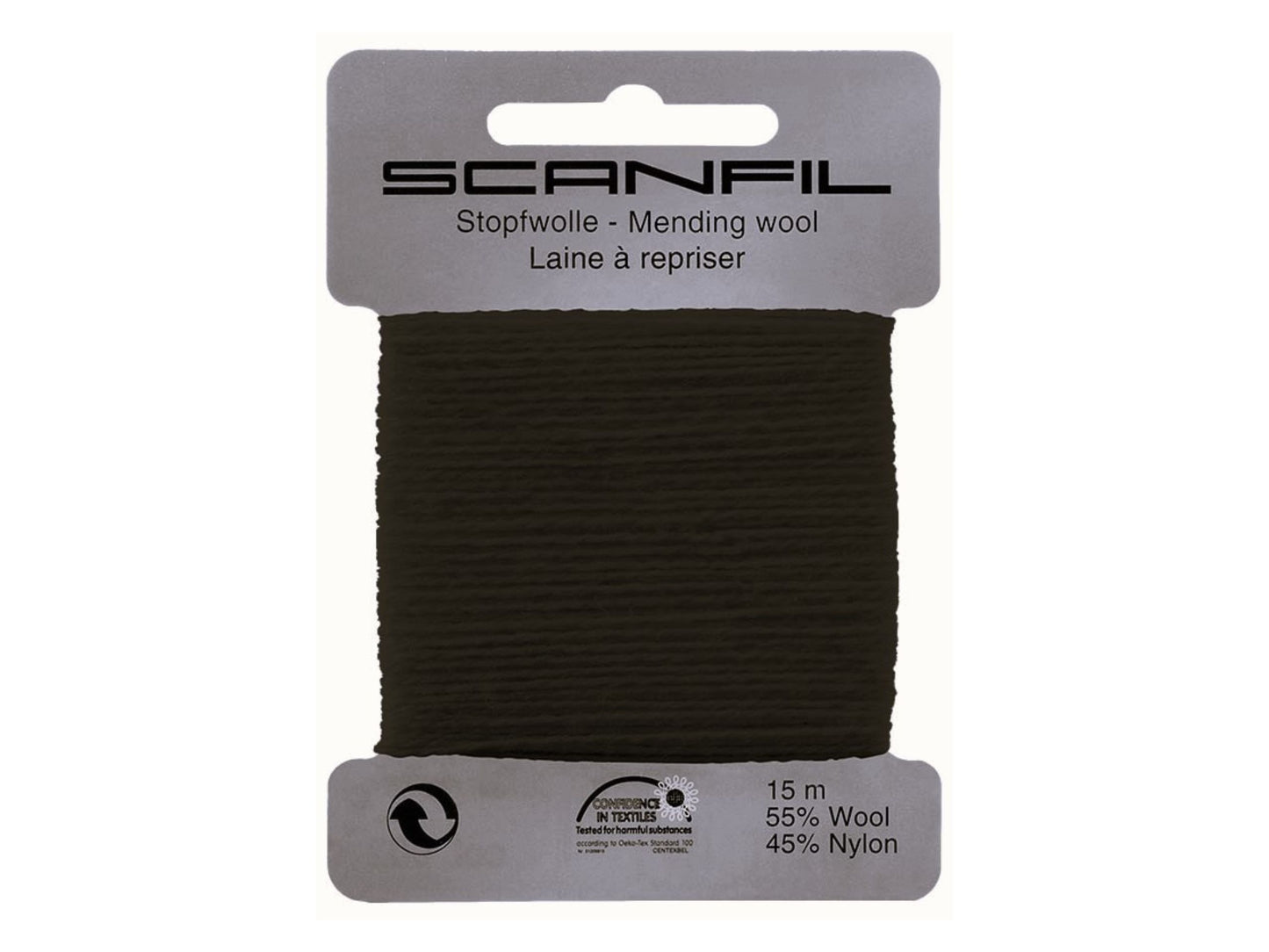 Scanfil Stopfgarn Schwarz 003