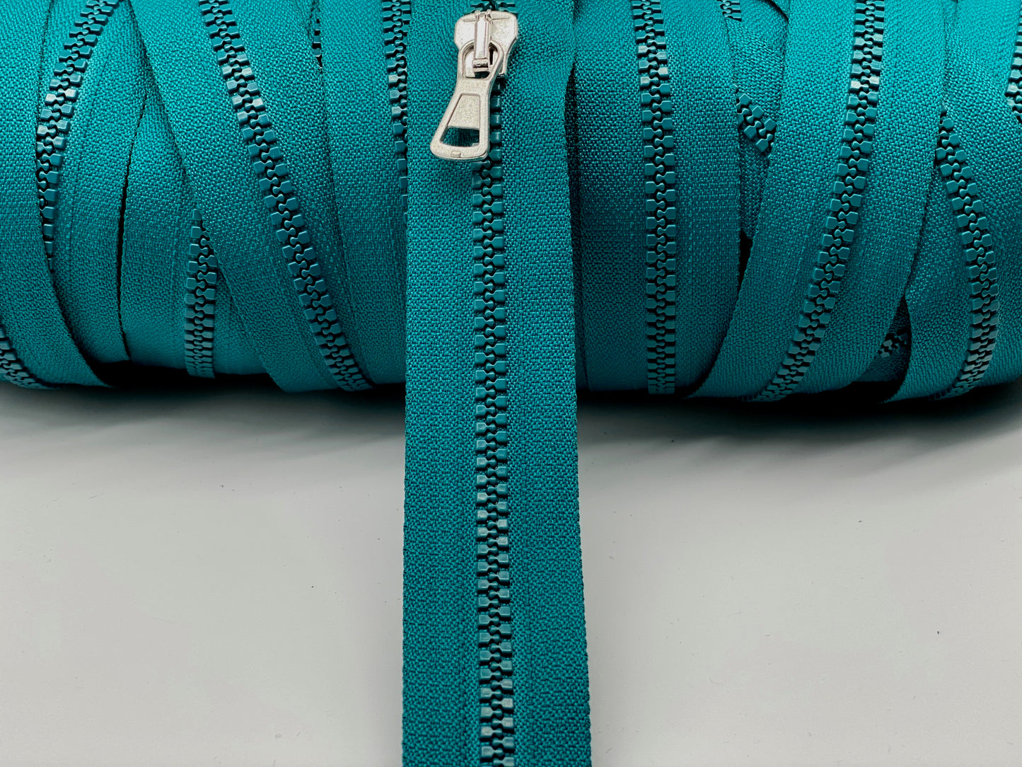 Endlosreißverschluss Petrolgrün