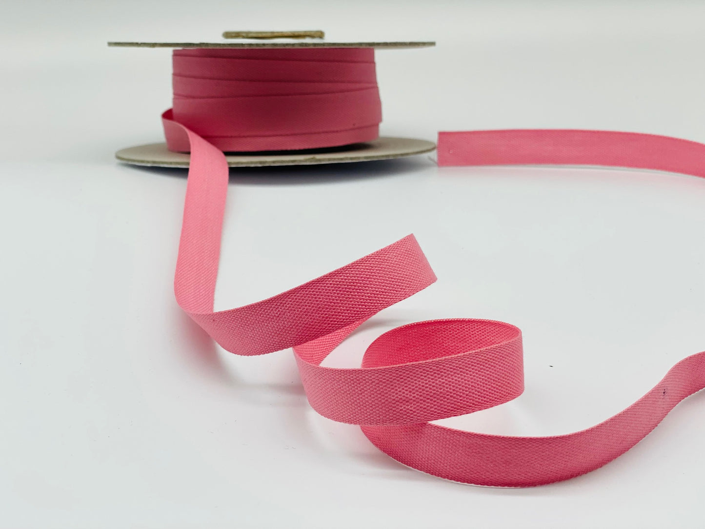 Baumwollband 15 mm Rosa