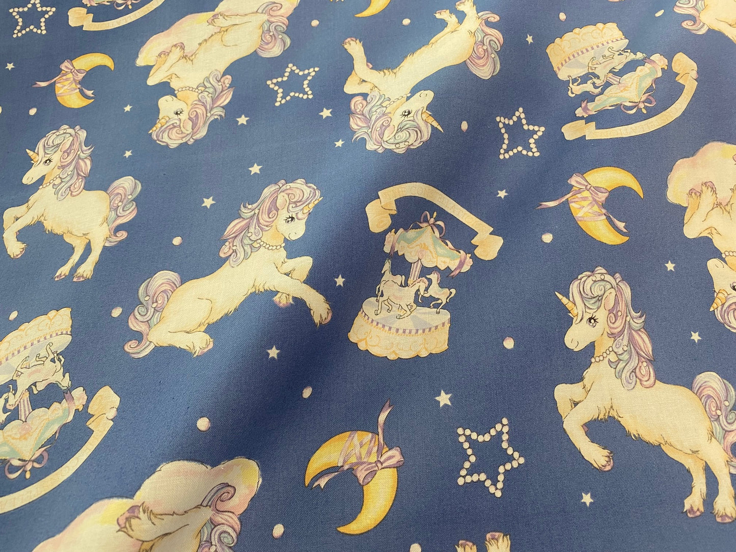 Kinderstoff Verträumtes Einhorn-