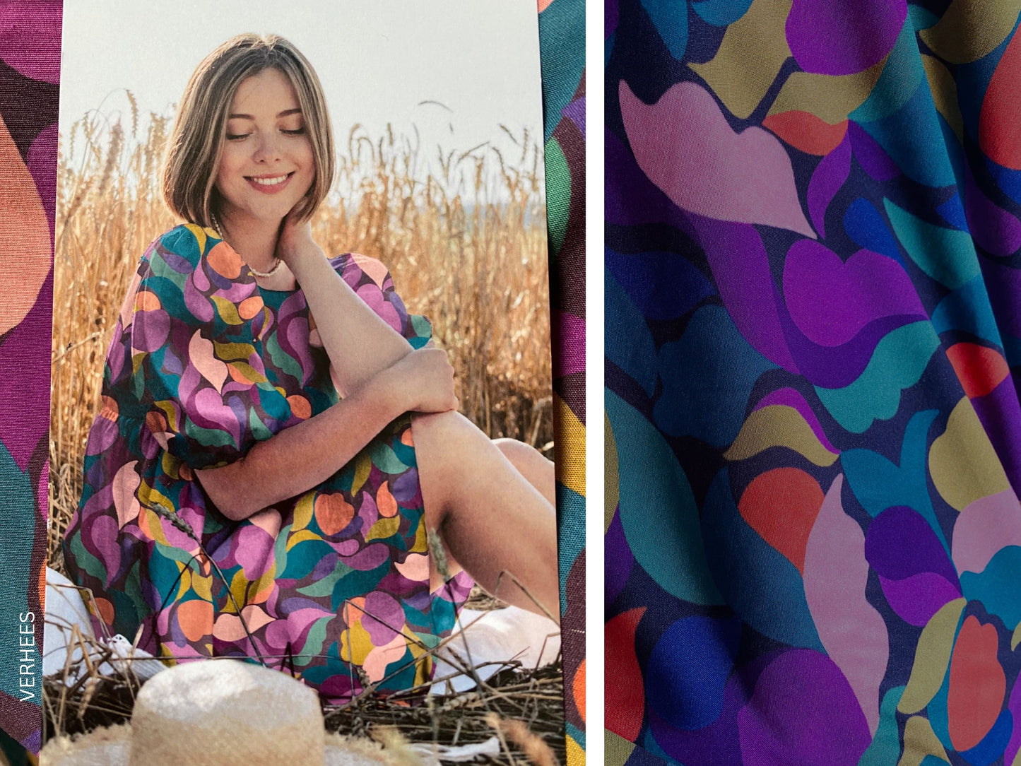 Viskose Popelin Stretch Naive Bumen