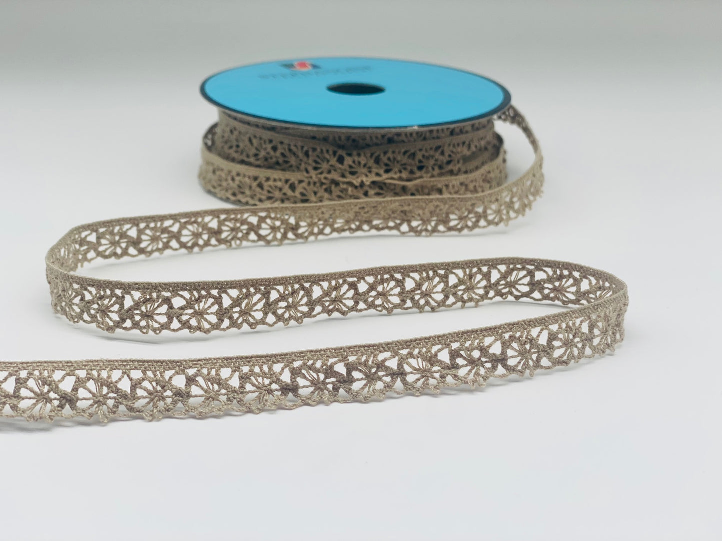 Häkelspitze Bordüre 12 mm Beige