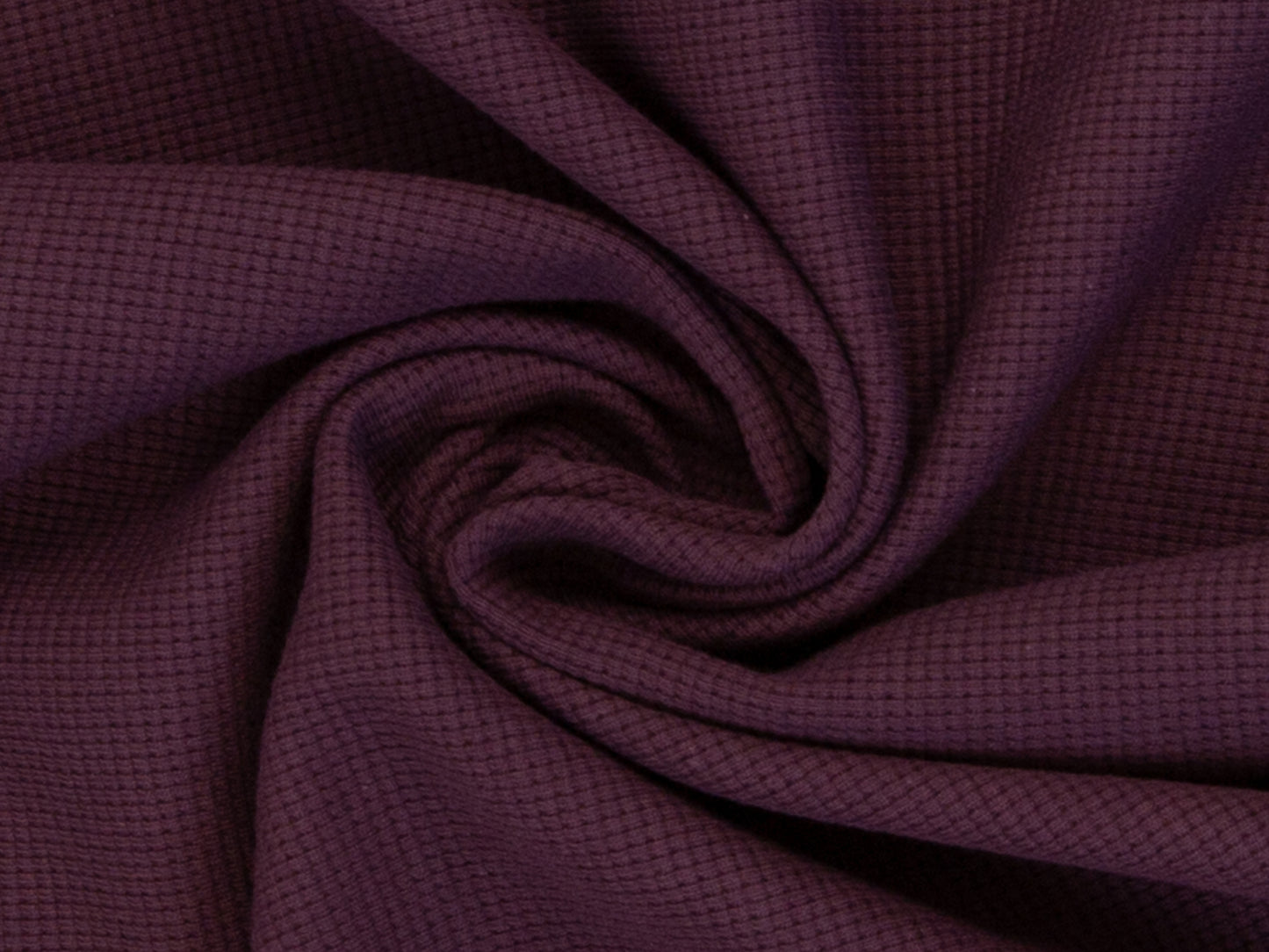 Waffeljersey Bordeaux