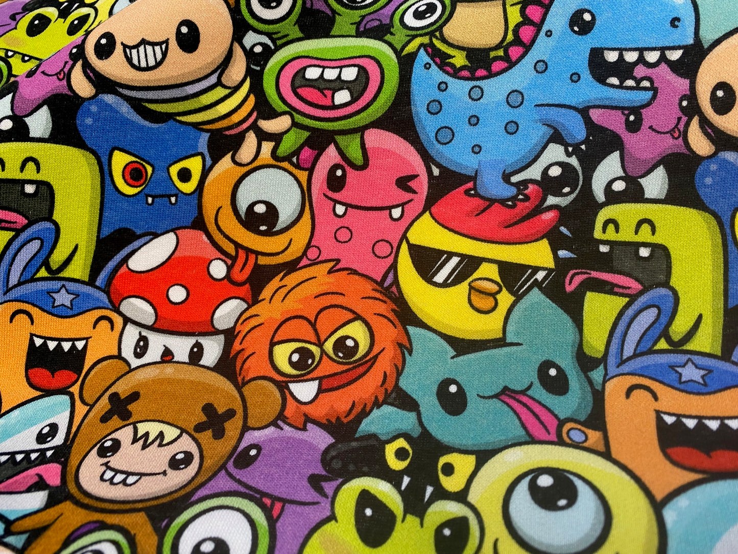 Sweatshirtstoff Monsters