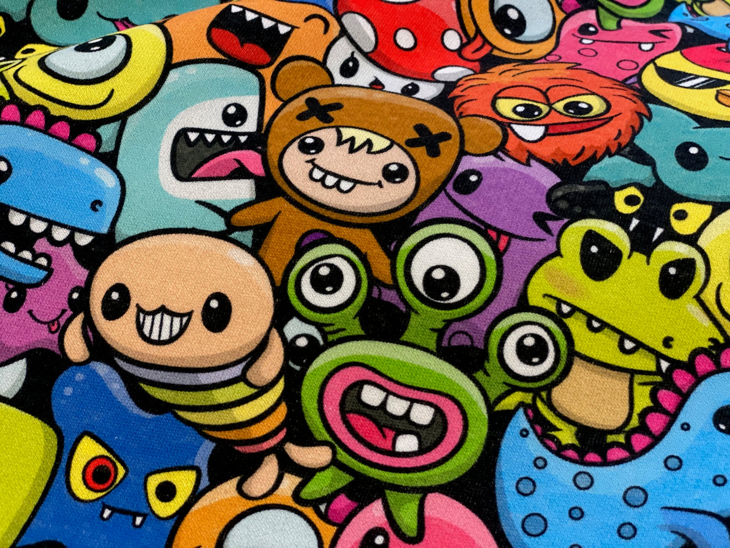 Sweatshirtstoff Monsters