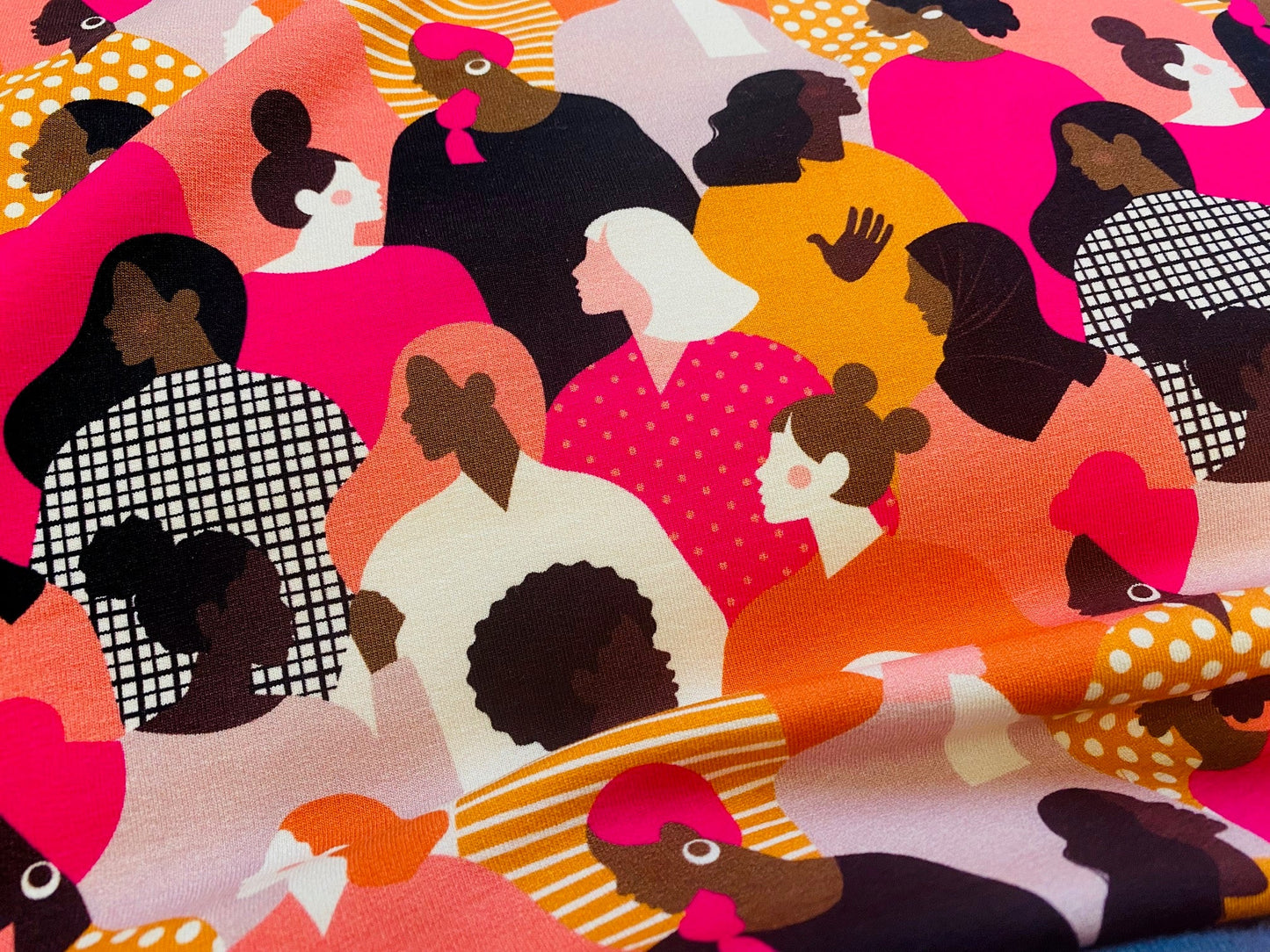 Sweatshirtstoff Women all around the