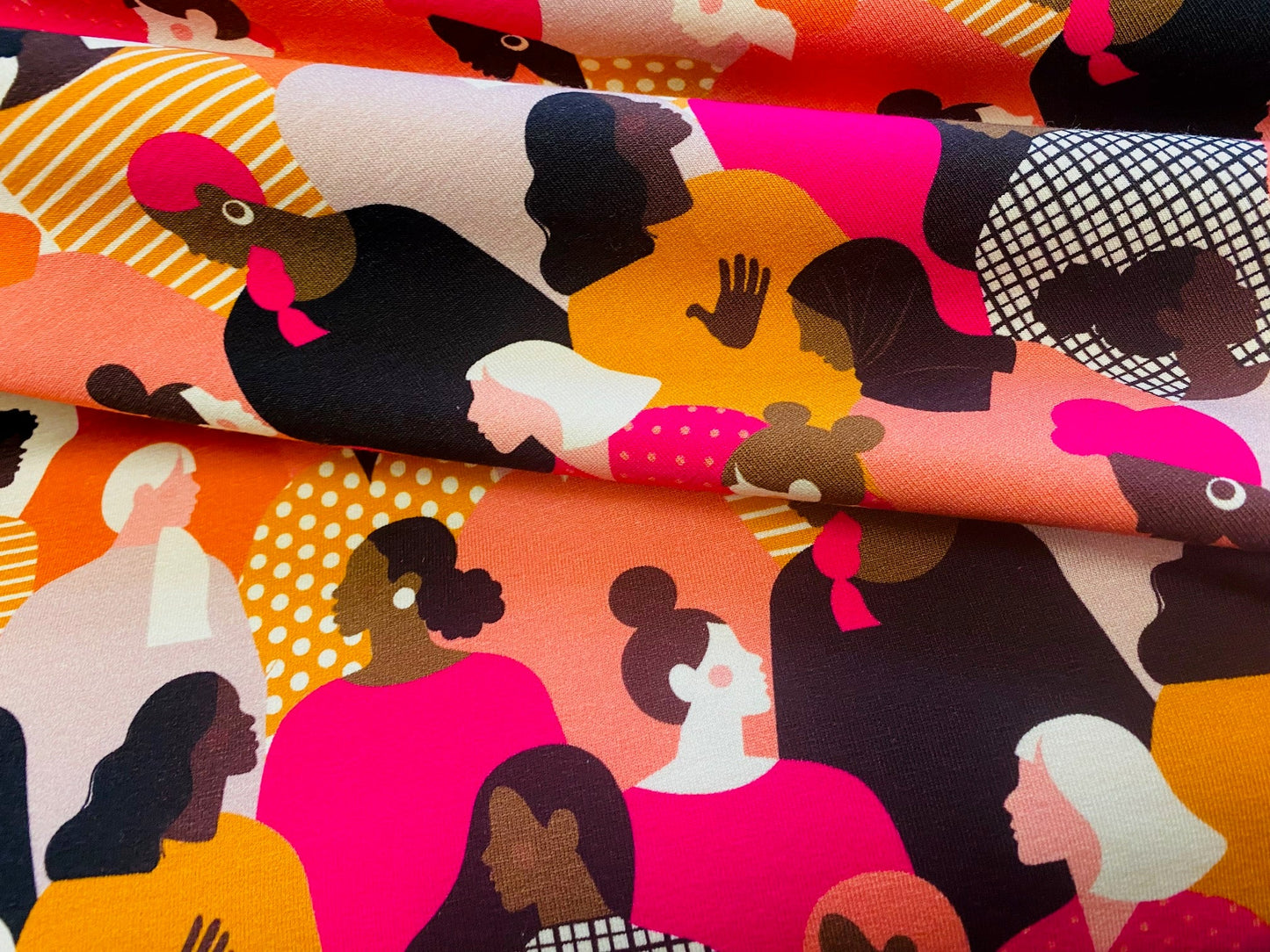 Sweatshirtstoff Women all around the