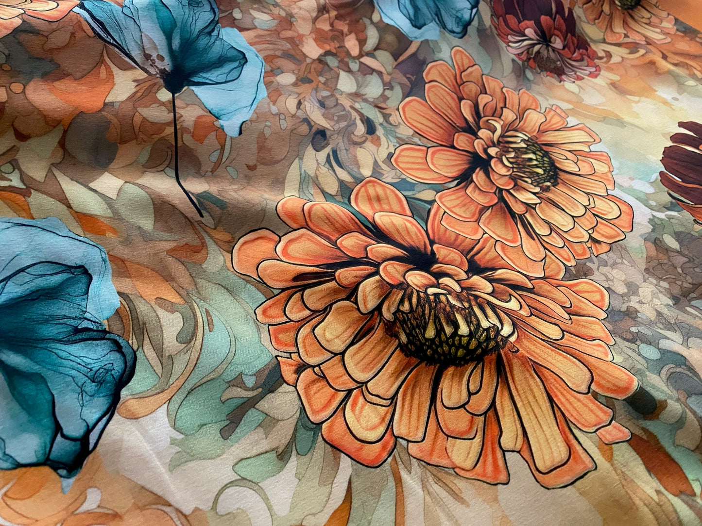 Jersey World of Flowers Erdtöne