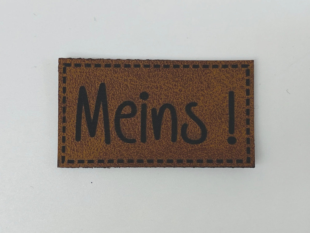 MEINS Weiches Kunstleder-Lable