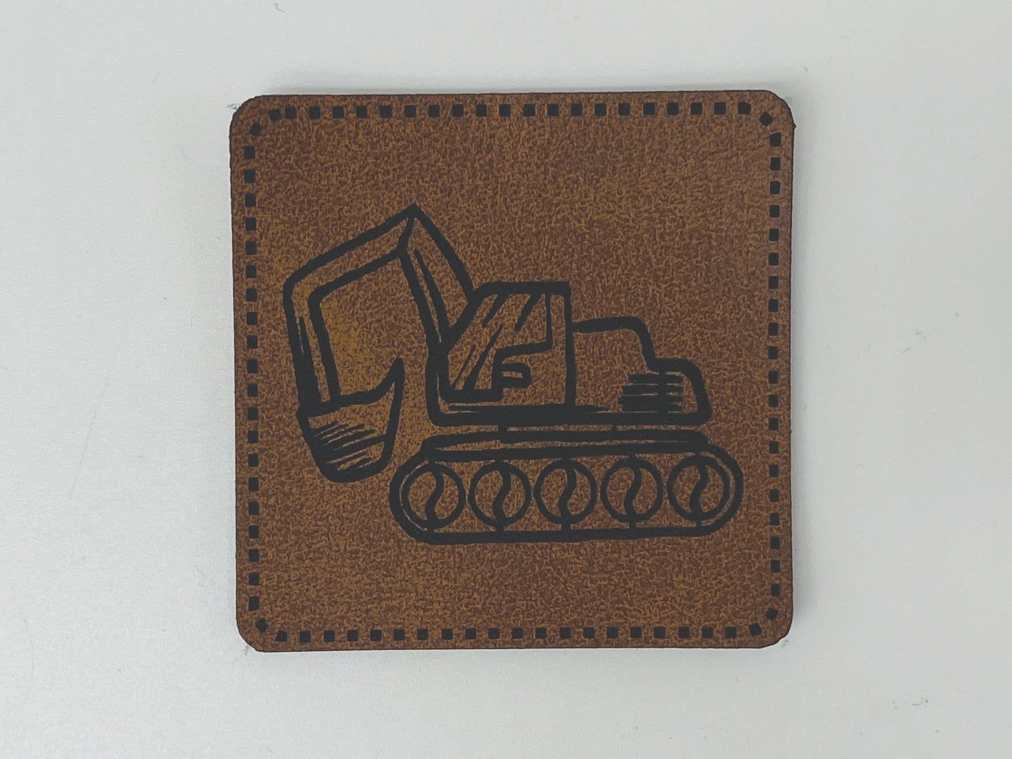 Raupenbagger Weiches Kunstleder-