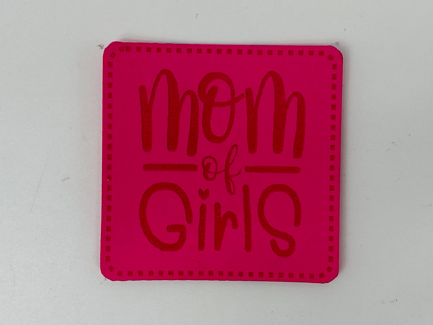 Mom of Girls Weiches Kunstleder-