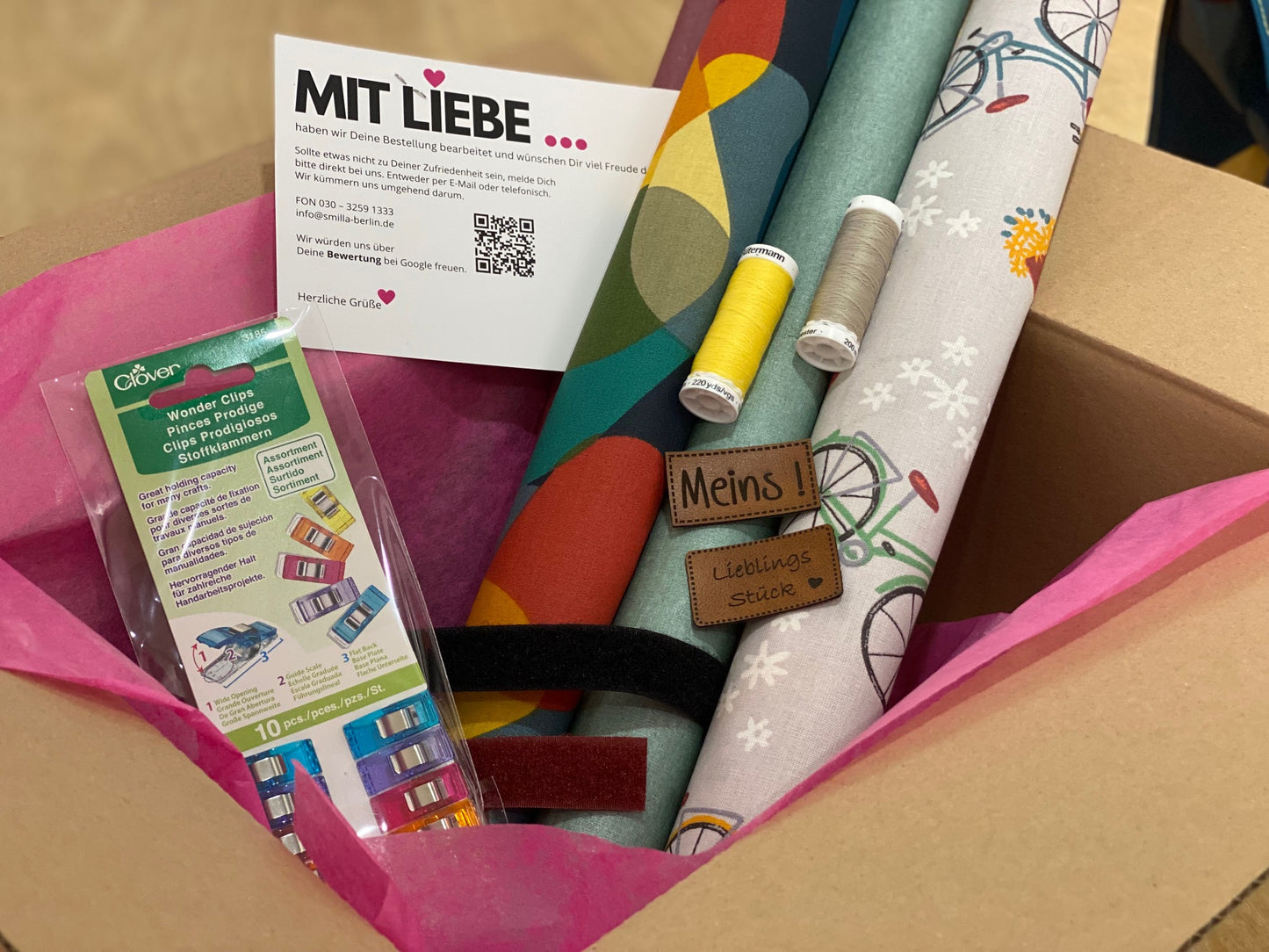 smilla Nähpackage L Sixties/Bike für