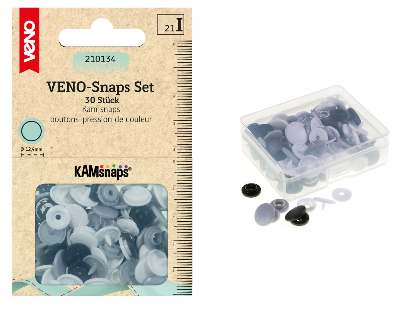 VENO-Snaps Druckknöpfe Mix