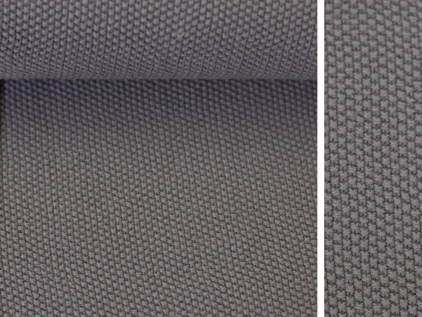 Strickjersey Elisa Warmes Grau/Taupe