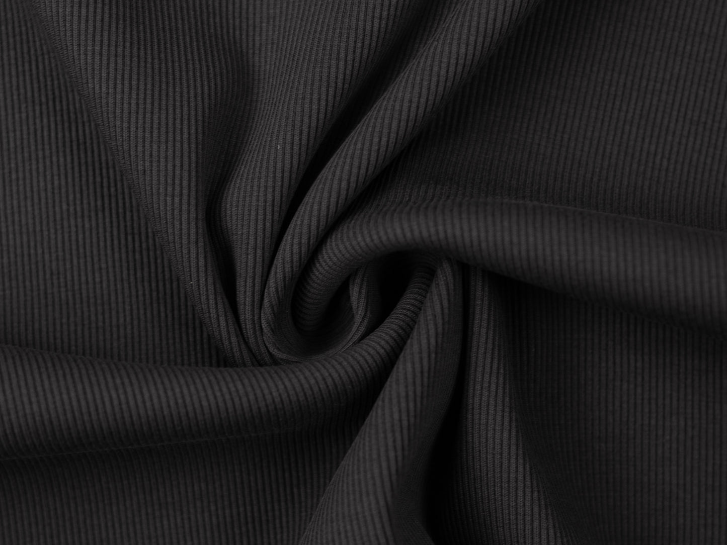 Rippenbündchen Dunkelgrau