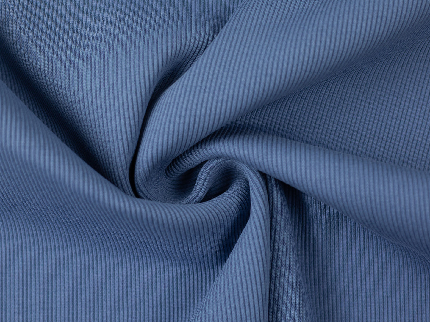 Rippenbündchen Rauchblau