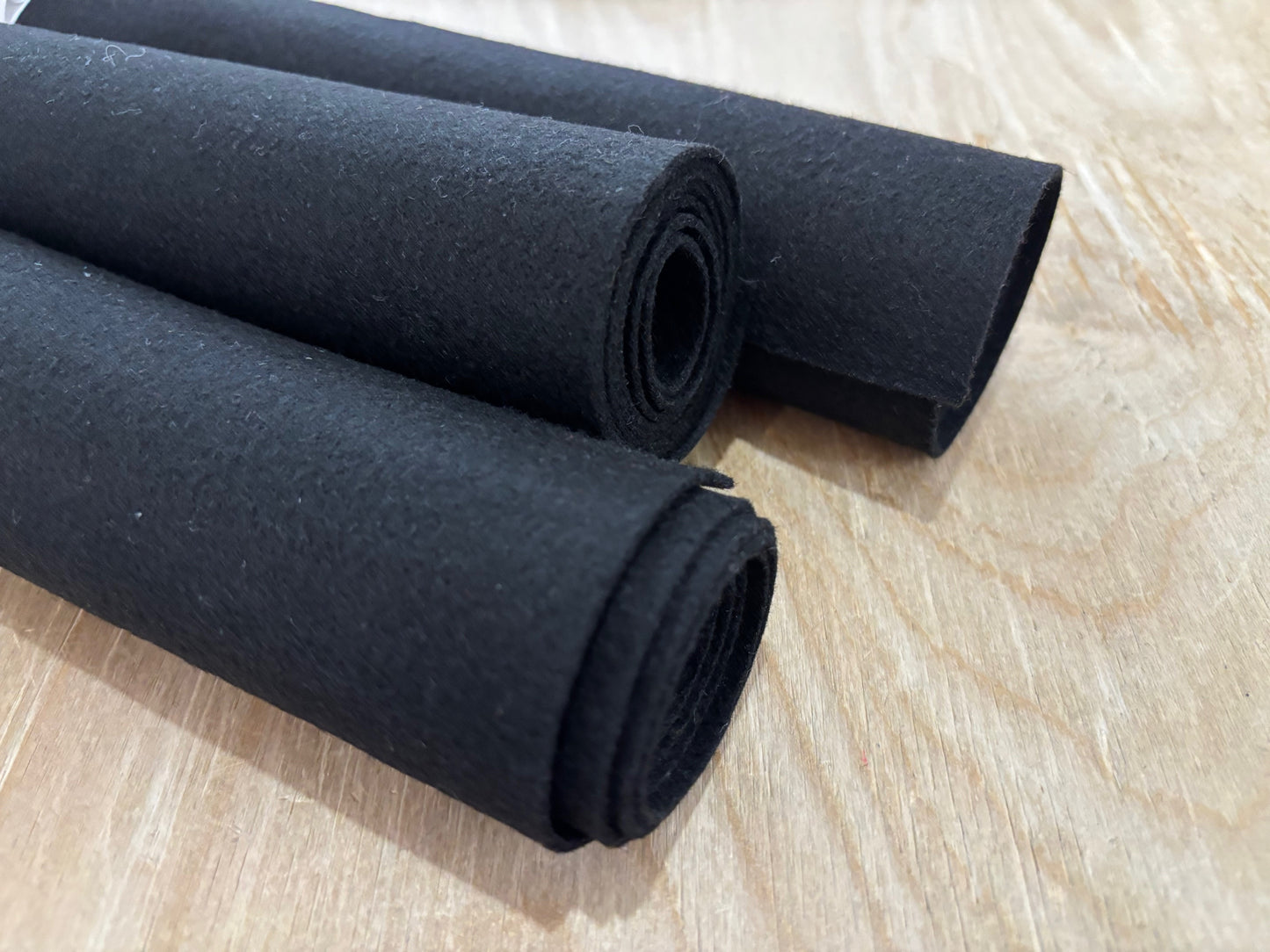 Bastelfilz Uni Schwarz 1,5 mm