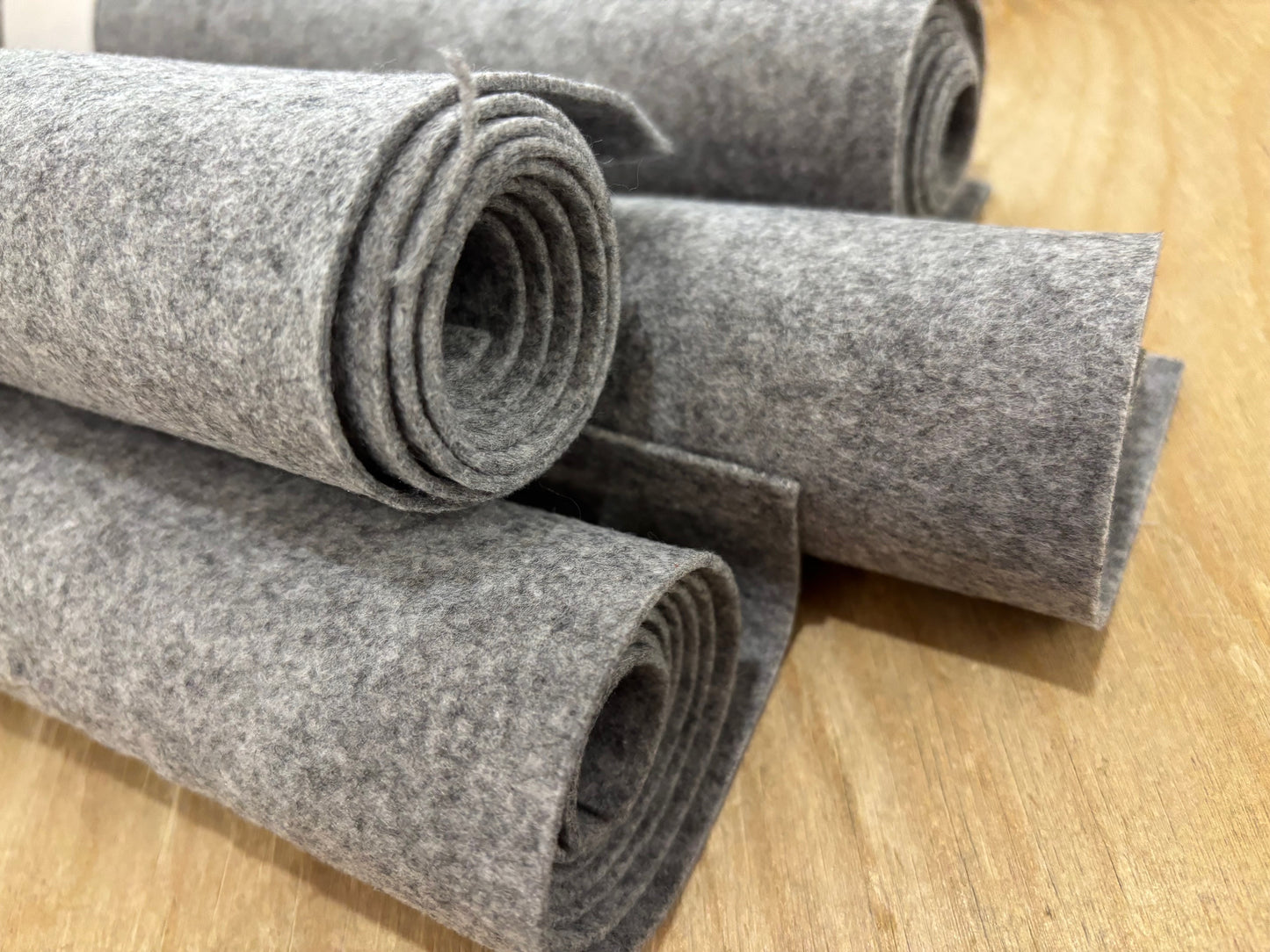 Bastelfilz Uni Hellgrau meliert