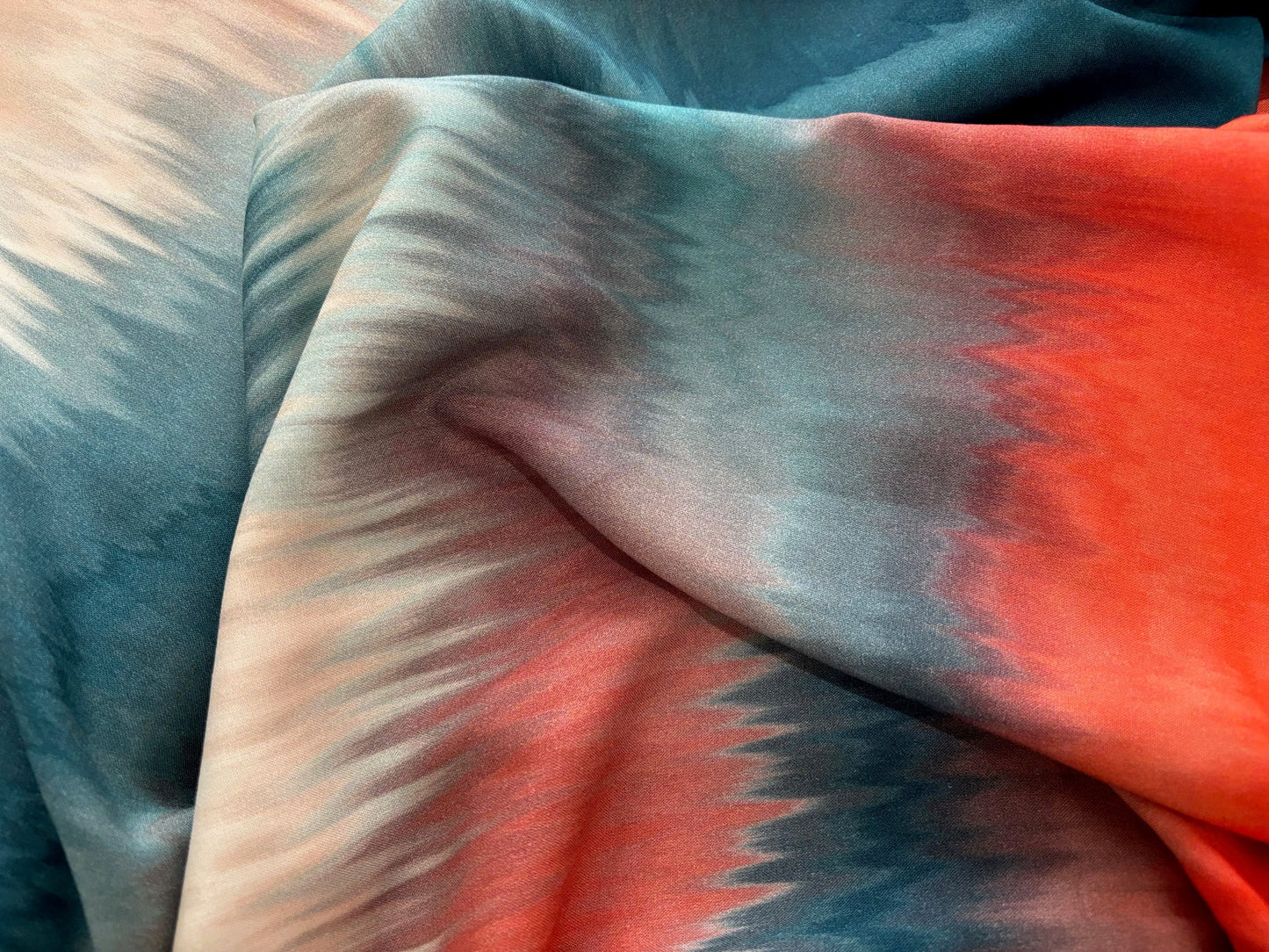 Viskosestoff Donna Batik-Farbverlauf