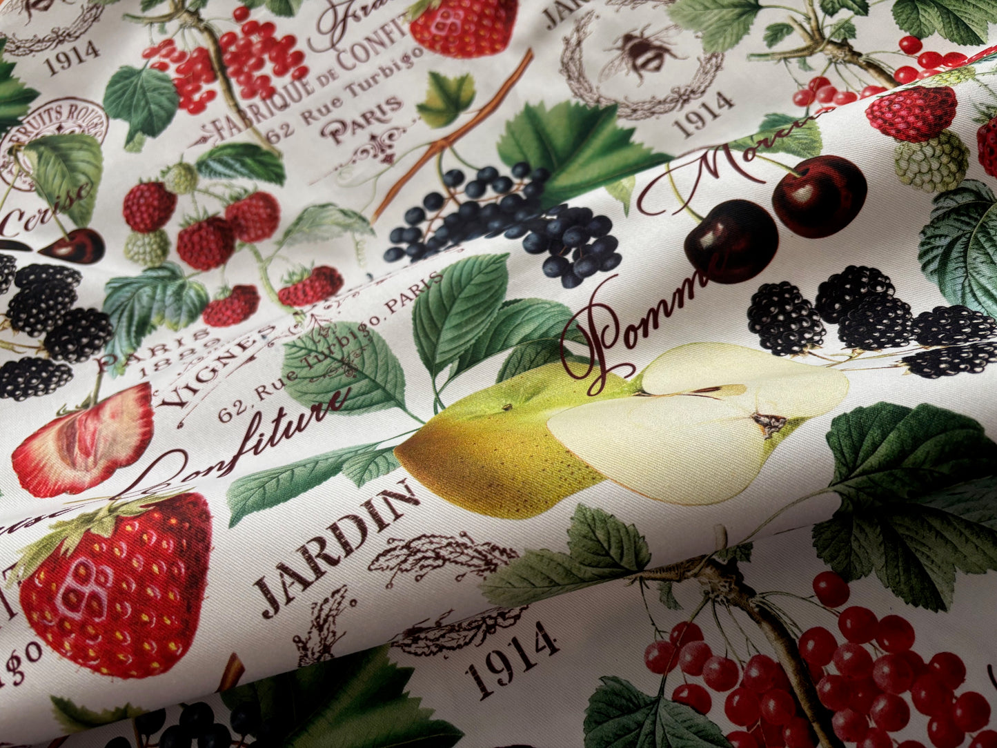 Canvas Fruits Francaise Früchte