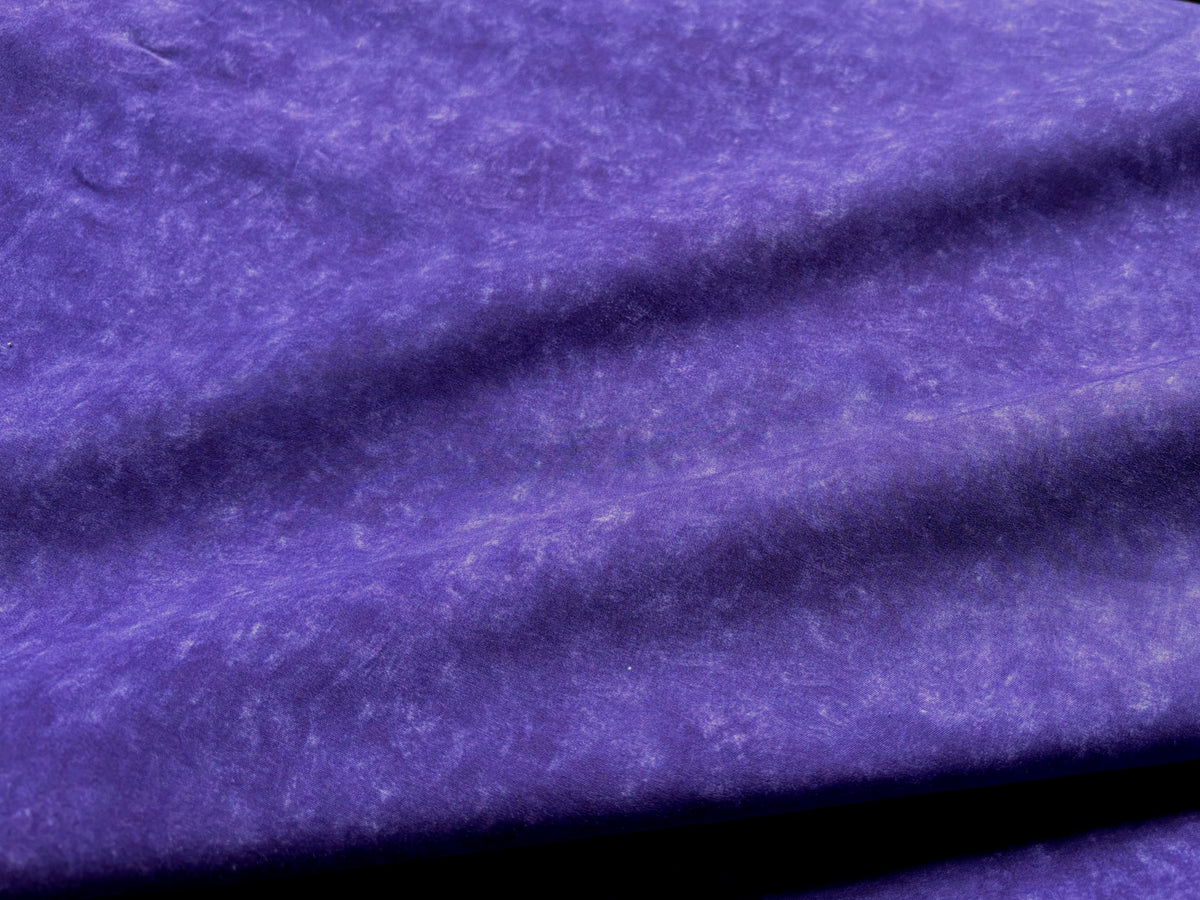 Baumwollstoff Violett marmoriert Shadow
